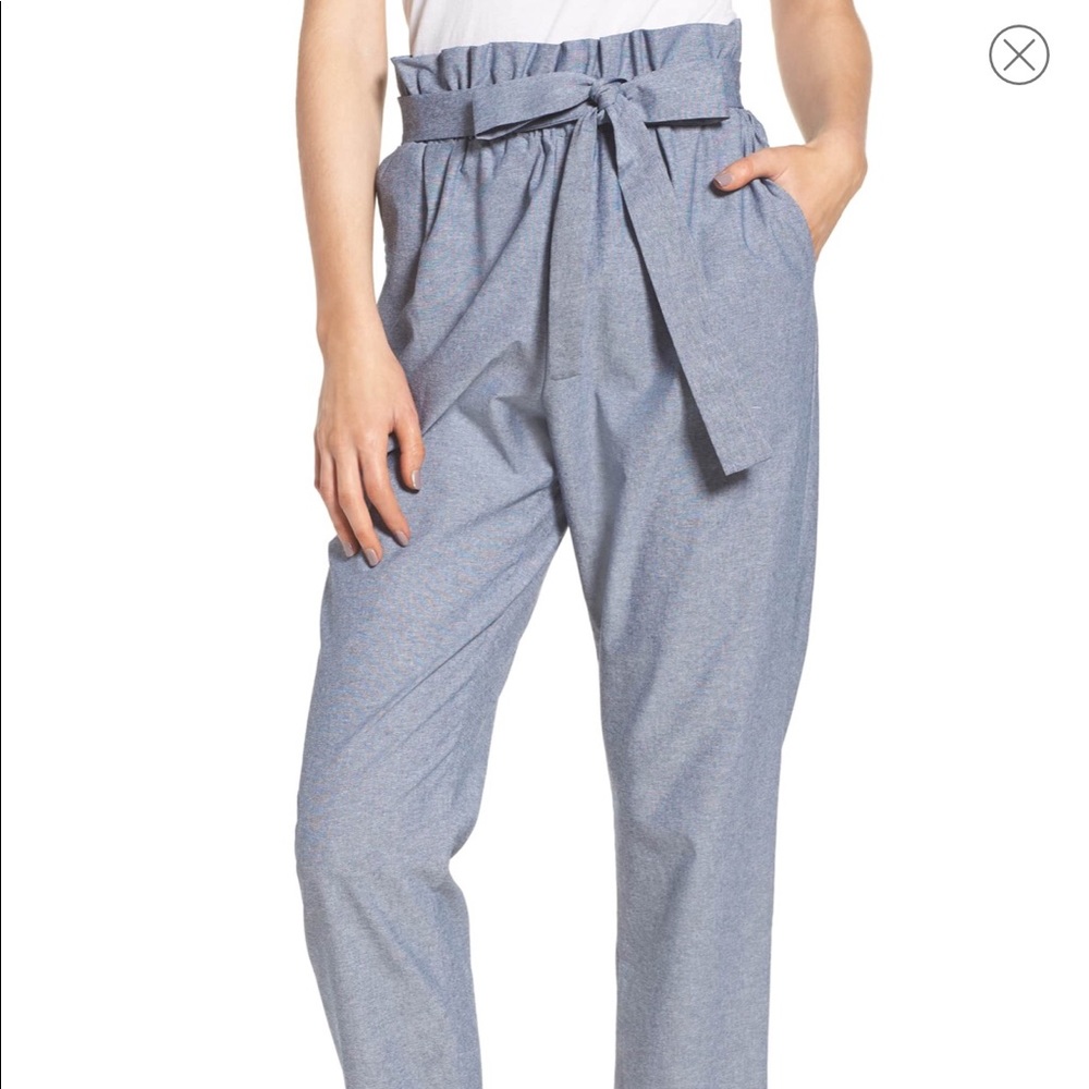 Paperbag waist pants